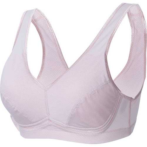 Women Sports Bras No Rims Seamless Shakeproof Push Up Quick-dry Vest Top