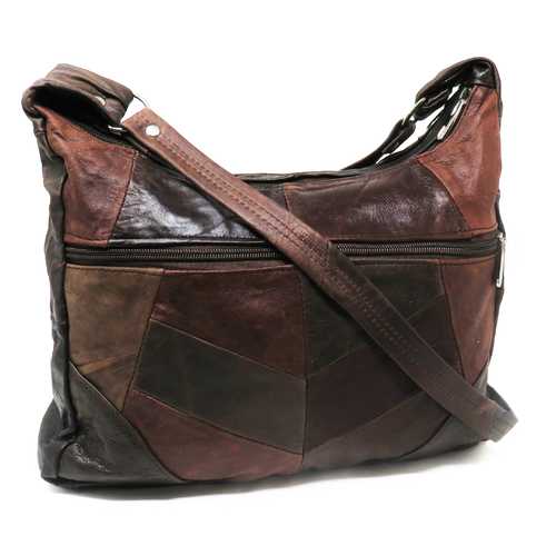 Soft Patches Leather Shoulder/Cross body Purse