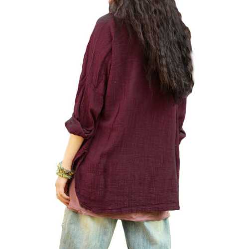Pure Color Loose Shirts