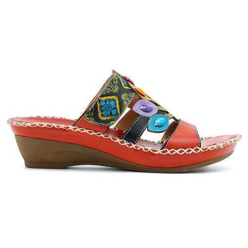 SOCOFY Bohemian Adjustable Leather Sandals