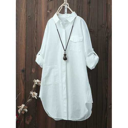 Solid Color Long Sleeve Shirts