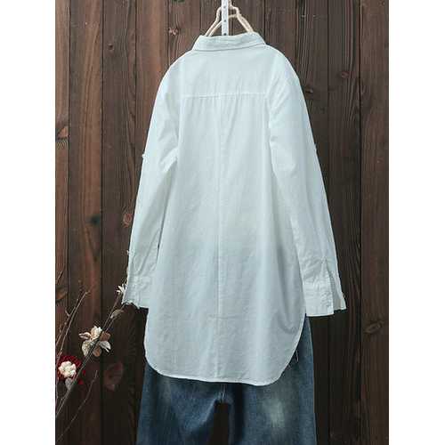 Solid Color Long Sleeve Shirts