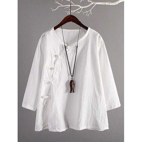 Cross-body Buckle Shirts