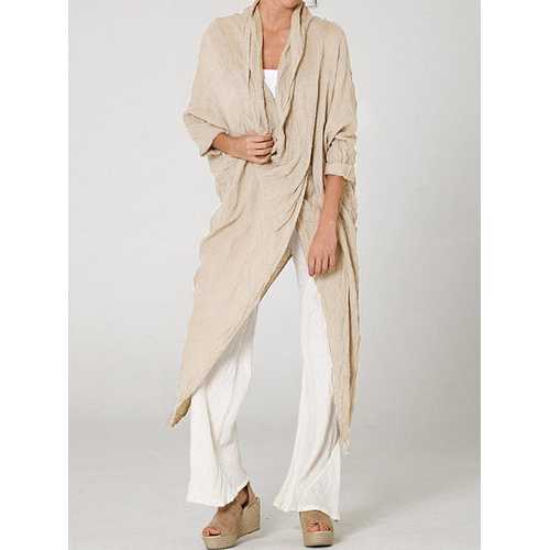 Vintage Long Sleeve Long Blouse