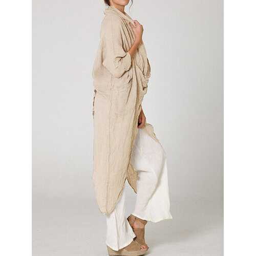 Vintage Long Sleeve Long Blouse