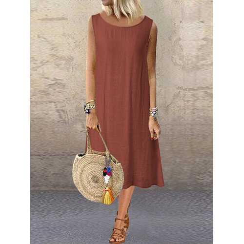 Two Pieces Drawstring Solid Maxi Dress