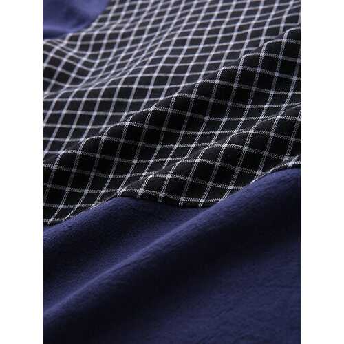Plaid Patched Vintage Dress