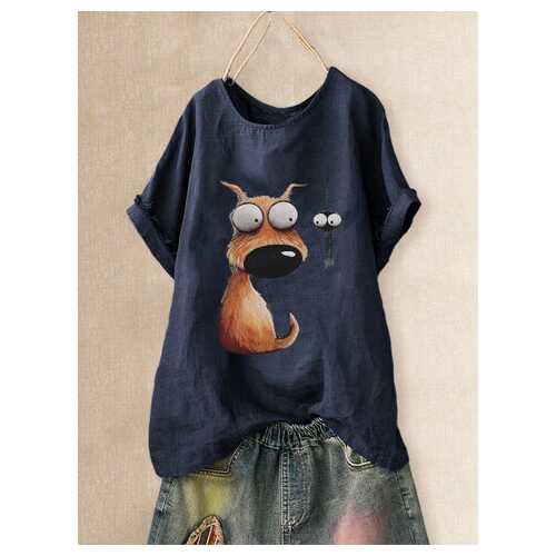 Dog Frint Cute Shirt