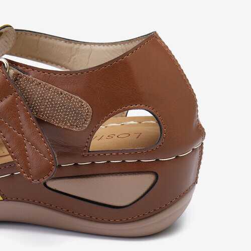 Flower Hollow Non Slip Wedges Sandals
