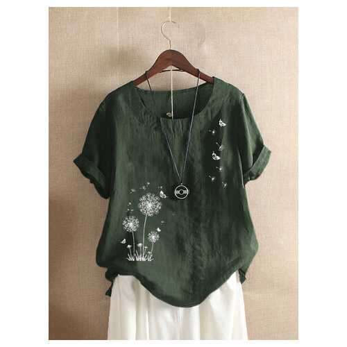 Butterflies Flower Print T-shirt
