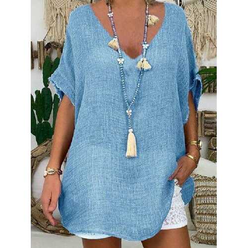 Solid Color Casual Shirt