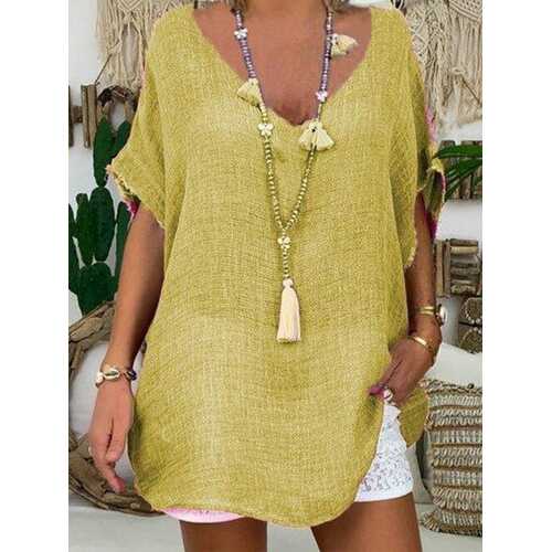 Solid Color Casual Shirt