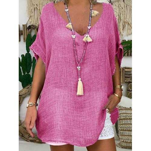 Solid Color Casual Shirt