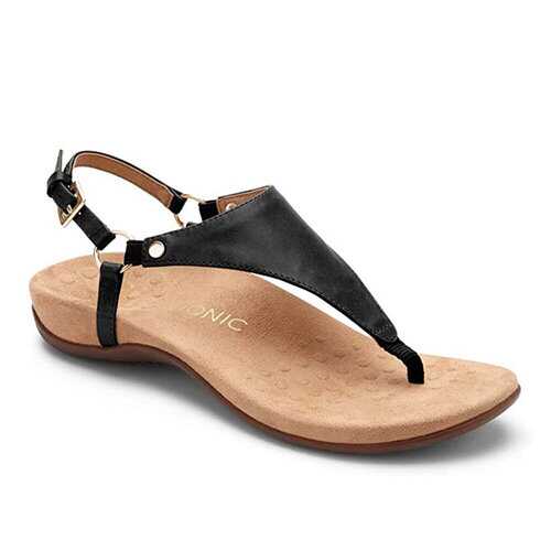 Metal Slingback Sandals