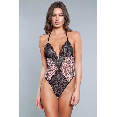 1871 Scarlett Teddy Black/Nude